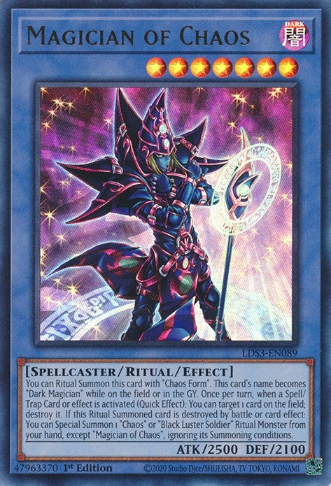 Image for Magician of Chaos (LDS3-EN089) (LDS3) - YuGiOh