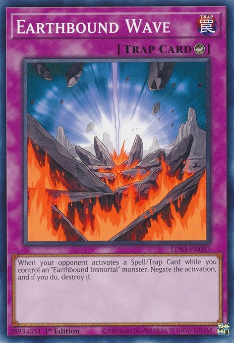 Image for Earthbound Wave (LDS3-EN057) (LDS3) - YuGiOh