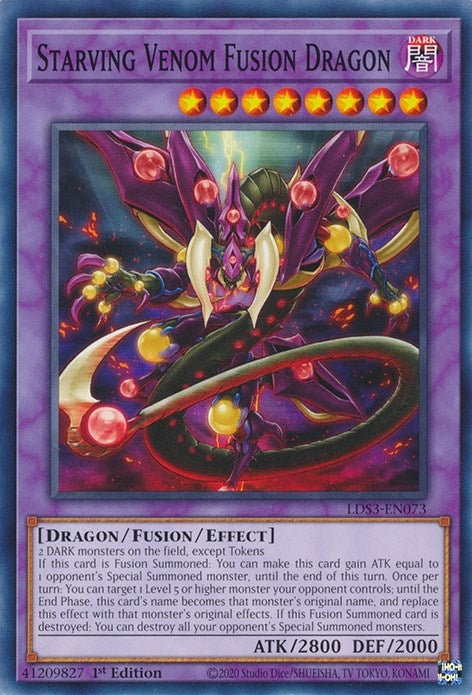 Image for Starving Venom Fusion Dragon (LDS3-EN073) (LDS3) - YuGiOh