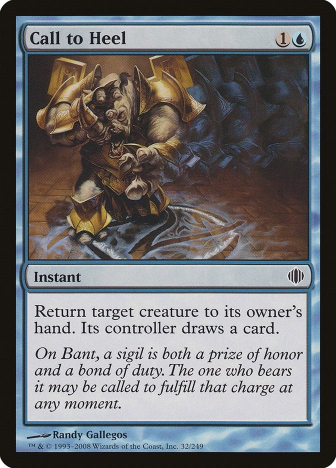 Image for Call to Heel (32) (Shards of Alara) - Magic: The Gathering