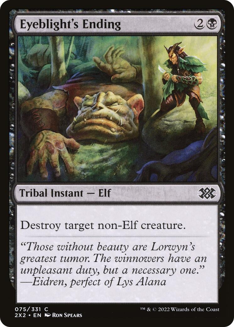 Image for Eyeblight's Ending (75) (Double Masters 2022) - Magic: The Gathering