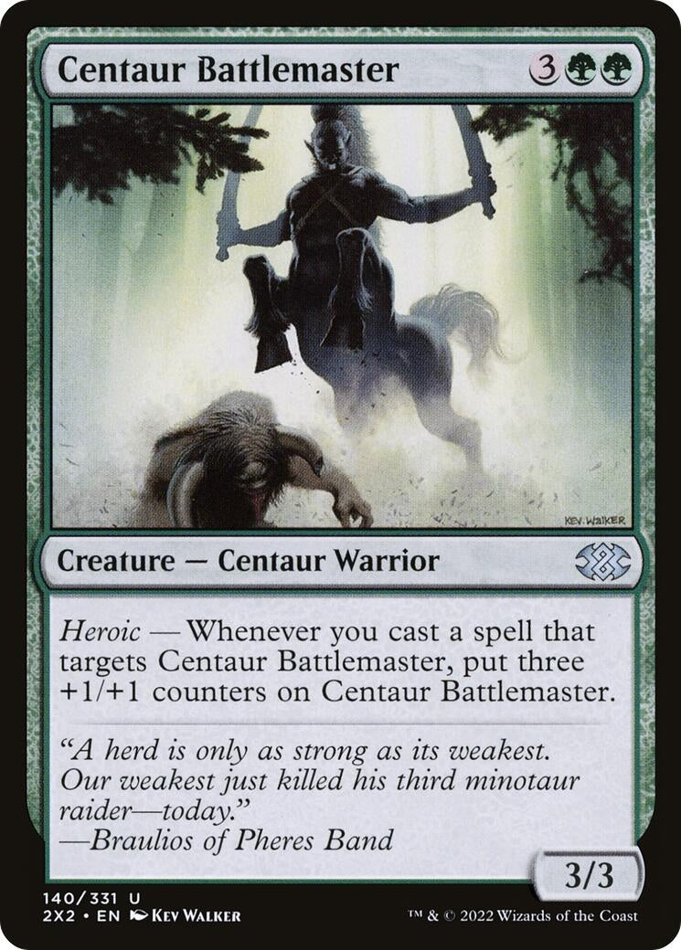 Image for Centaur Battlemaster (140) (Double Masters 2022) - Magic: The Gathering
