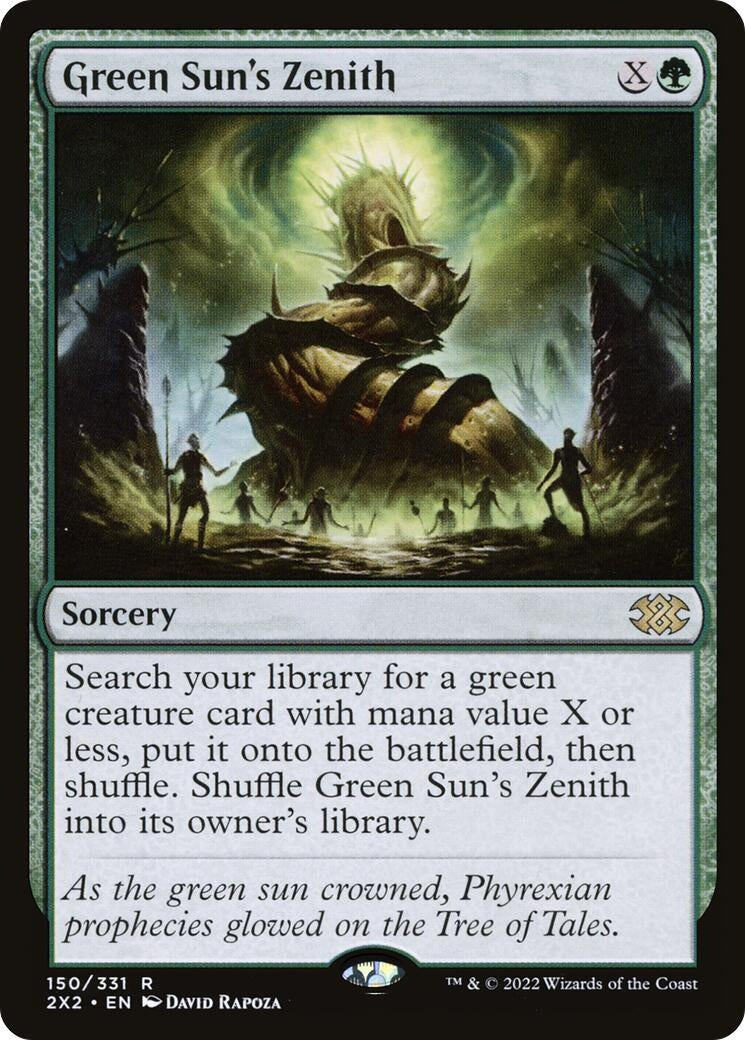 Image for Green Sun's Zenith (150) (Double Masters 2022) - Magic: The Gathering