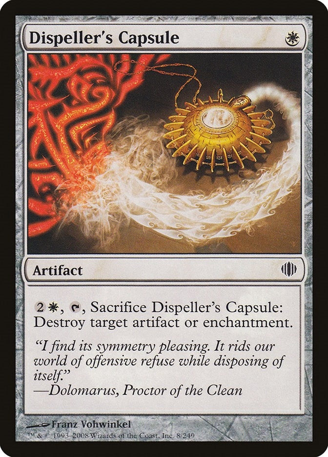 Image for Dispeller's Capsule (8) (Shards of Alara) - Magic: The Gathering