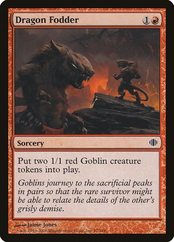 Image for Dragon Fodder (97) (Shards of Alara) - Magic: The Gathering