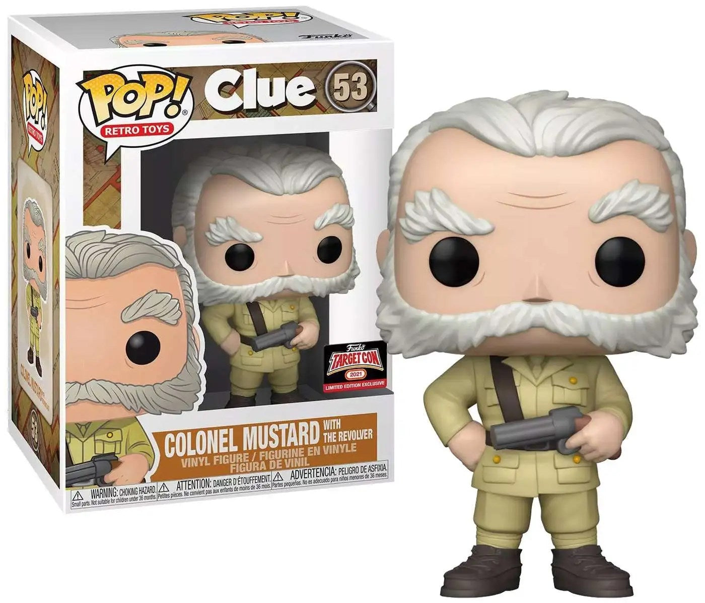 Image for Clue - Colonel Mustard with Revolver (Target Con Exclusive) - Funko