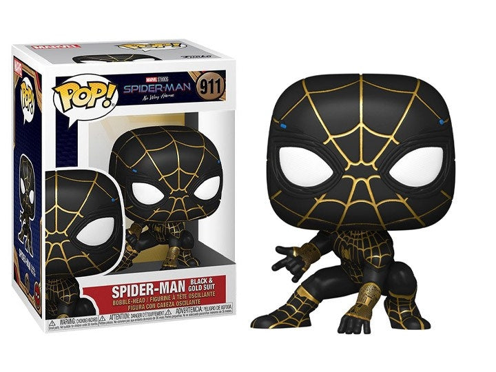 Image for Spider-Man No Way Home: Spider-Man (Bobble-Head) (Black and Gold Suit) - Funko