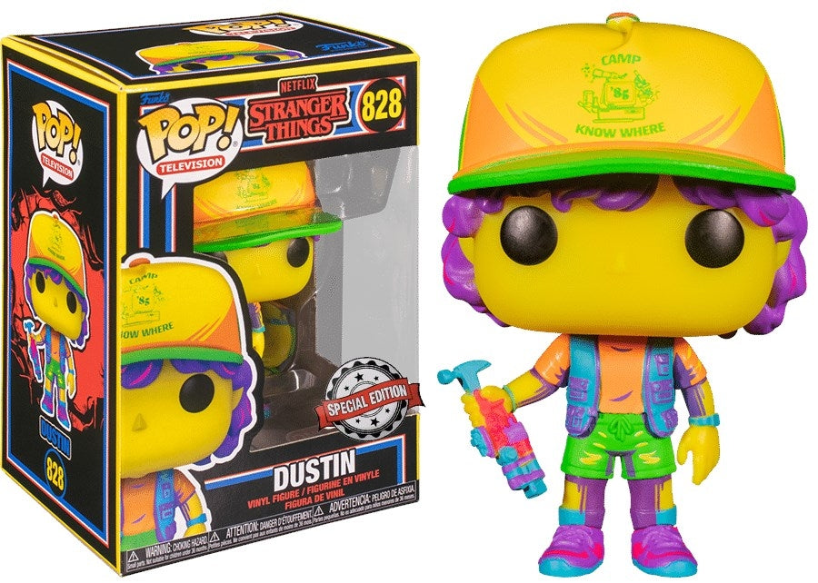 Image for Stranger Things: Dustin (Black Light) - Funko