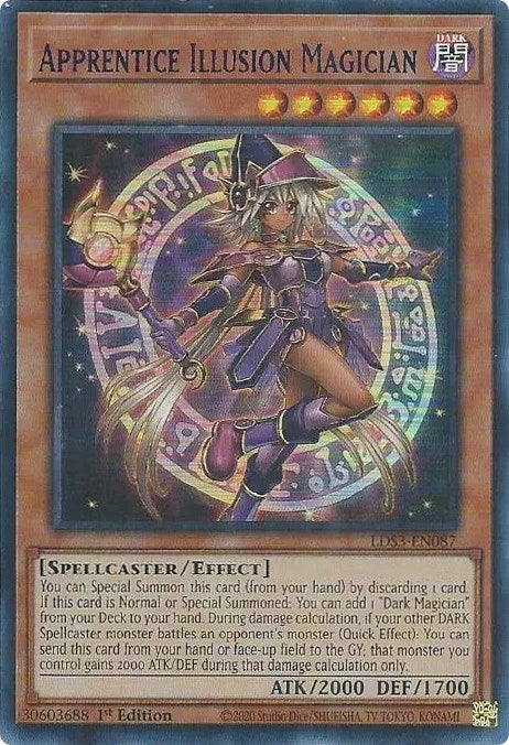 Image for Apprentice Illusion Magician (Blue) (LDS3-EN087) (LDS3) - YuGiOh