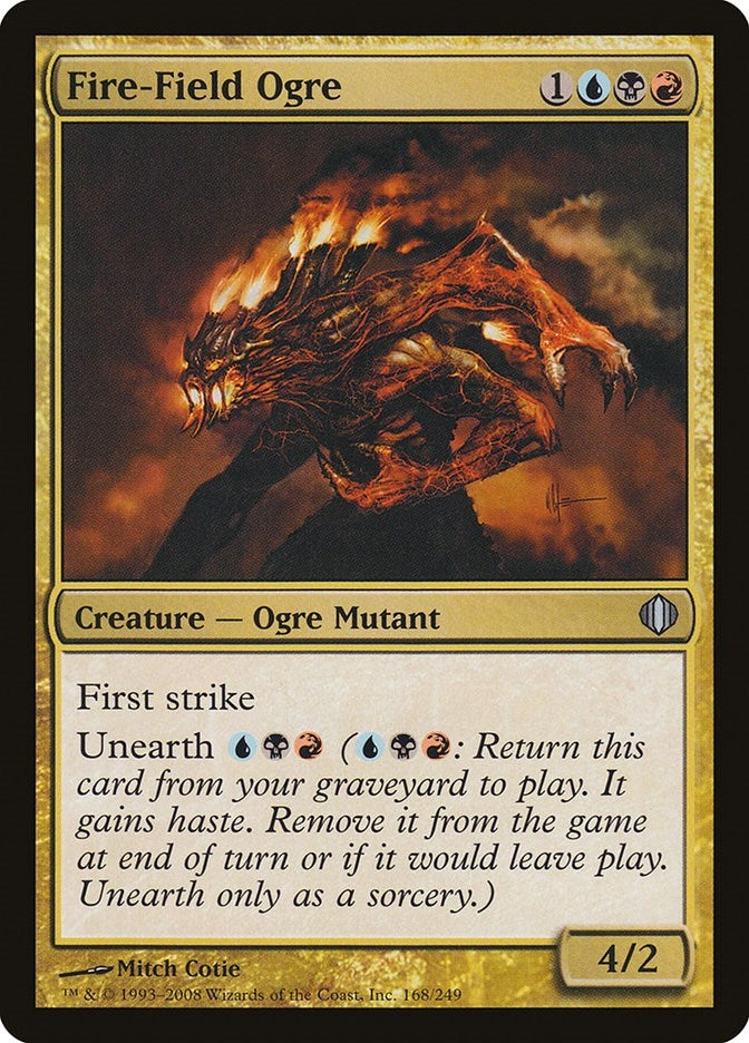 Image for Fire-Field Ogre (168) (Shards of Alara) - Magic: The Gathering