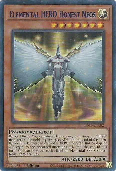 Image for Elemental HERO Honest Neos (Blue) (LDS3-EN102) (LDS3) - YuGiOh