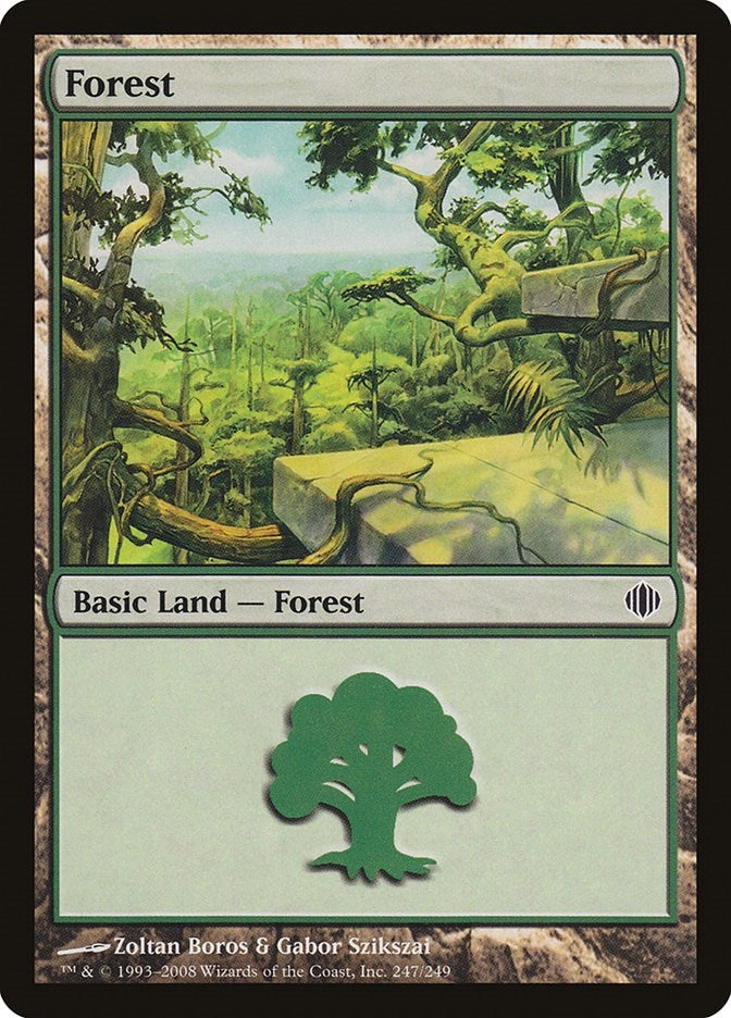 Image for Forest (247) (247) (Shards of Alara) - Magic: The Gathering