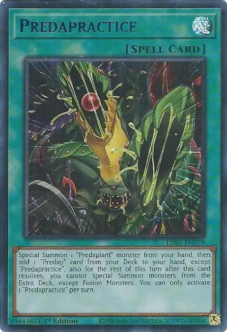 Image for Predapractice (Blue) (LDS3-EN079) (LDS3) - YuGiOh