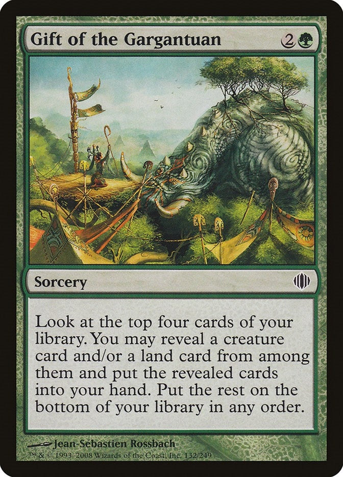 Image for Gift of the Gargantuan (132) (Shards of Alara) - Magic: The Gathering