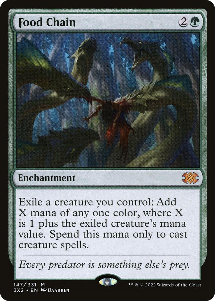 Image for Food Chain (147) (Double Masters 2022) - Magic: The Gathering