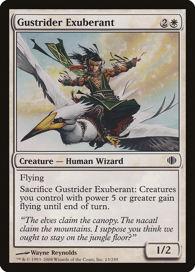 Image for Gustrider Exuberant (13) (Shards of Alara) - Magic: The Gathering