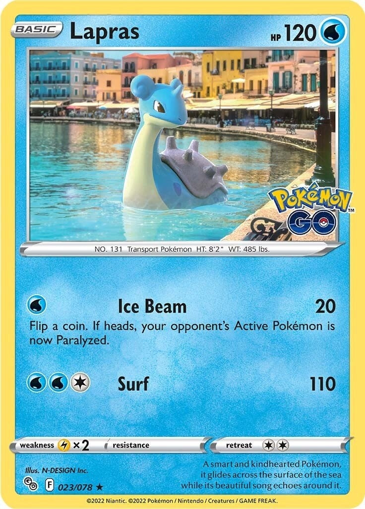 Image for Lapras (023/078) (PGO) - Pokemon