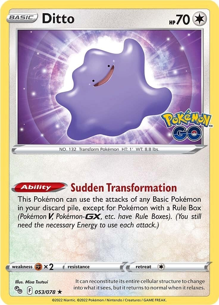 Image for Ditto (053/078) (PGO) - Pokemon