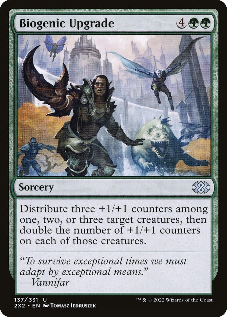 Image for Biogenic Upgrade (137) (Double Masters 2022) - Magic: The Gathering