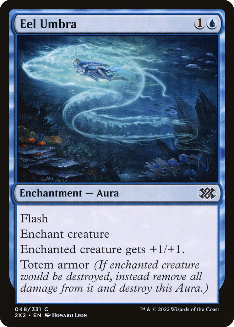 Image for Eel Umbra (48) (Double Masters 2022) - Magic: The Gathering