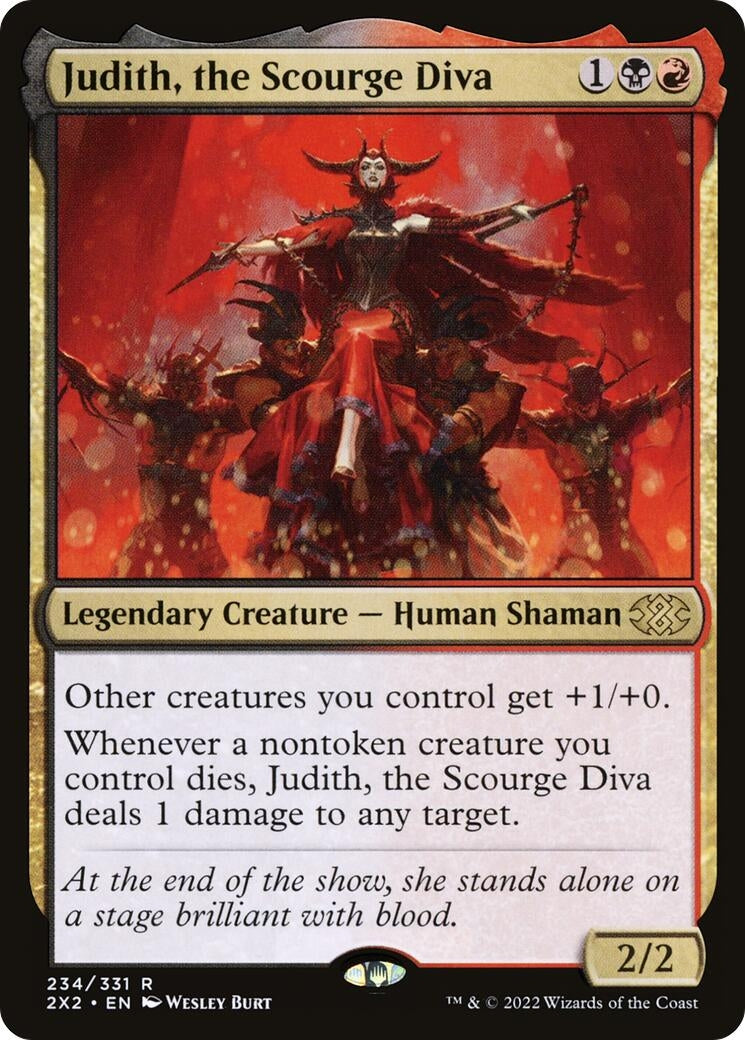 Image for Judith, the Scourge Diva (234) (Double Masters 2022) - Magic: The Gathering