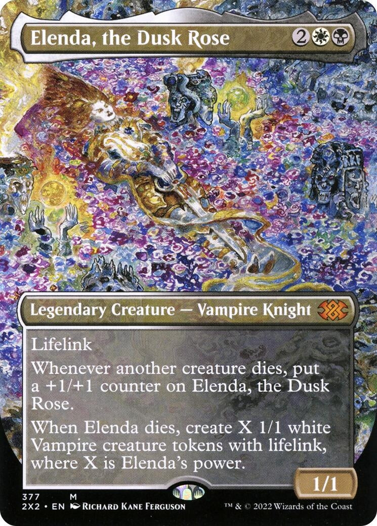 Image for Elenda, the Dusk Rose (Borderless) (377) (Double Masters 2022) - Magic: The Gathering
