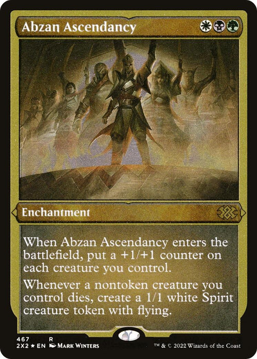 Image for Abzan Ascendancy (Foil Etched) (467) (Double Masters 2022) - Magic: The Gathering