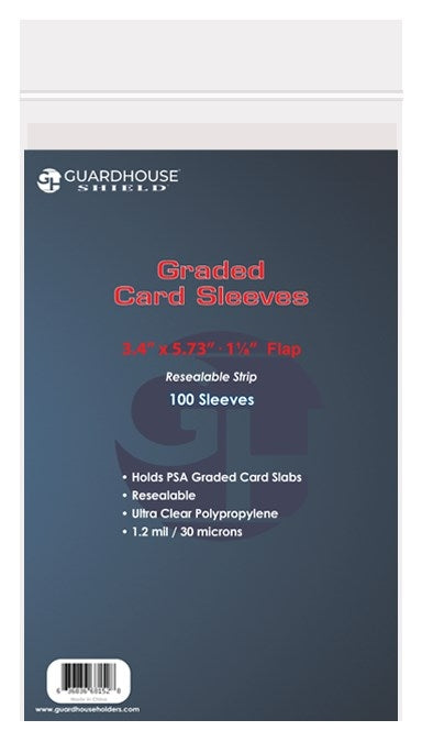 Image for Shield Resealable Sleeve for PSA Slabs (100-Pack) - Card Sleeves