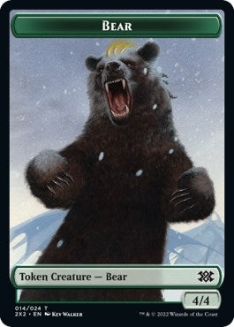 Image for Bear // Phyrexian Golem Double-Sided Token (14 // 21) (Double Masters 2022) - Magic: The Gathering