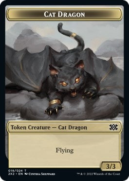Image for Cat Dragon // Eldrazi Scion Double-Sided Token (19 // 1) (Double Masters 2022) - Magic: The Gathering