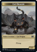 Image for Cat Dragon // Spirit (002) Double-Sided Token (19 // 2) (Double Masters 2022) - Magic: The Gathering