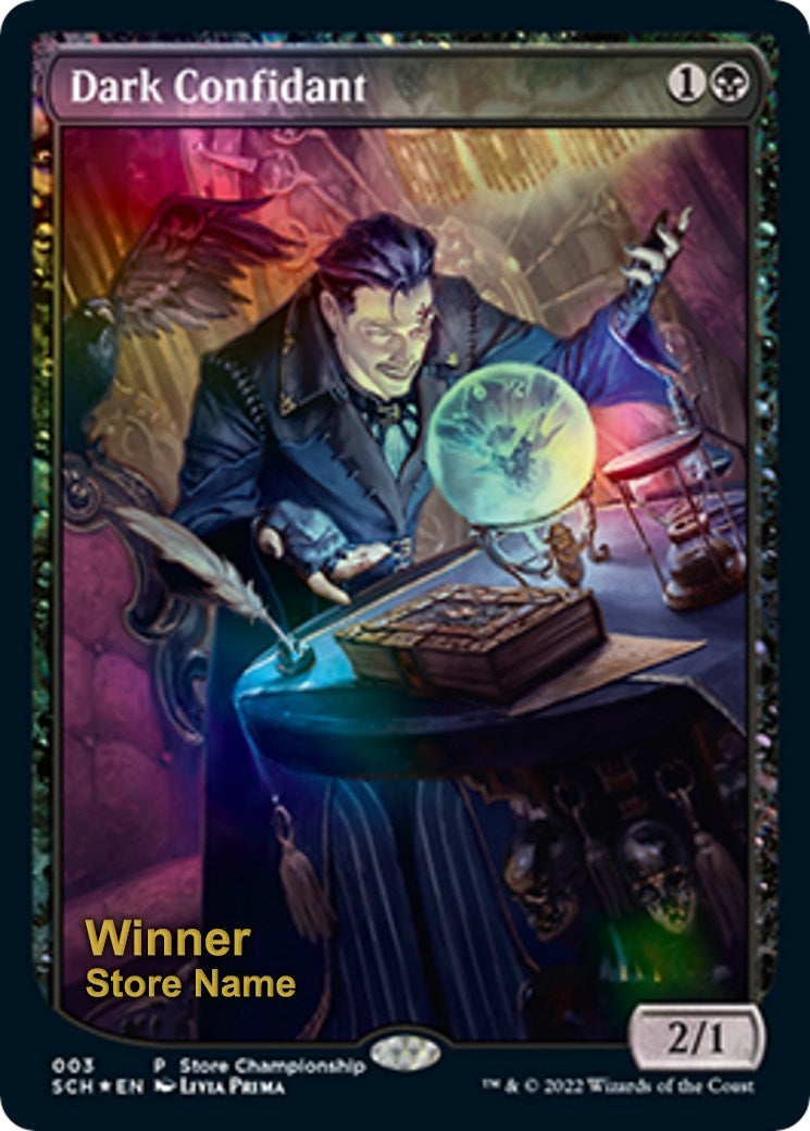 Image for Dark Confidant (Winner) (3) (Game Day & Store Championship Promos) - Magic: The Gathering