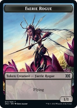 Image for Faerie Rogue // Soldier Double-Sided Token (11 // 7) (Double Masters 2022) - Magic: The Gathering