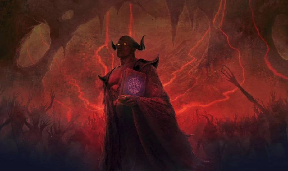 Image for GamerMats Playmat - Demonic (Premium Black Stitched) - Playmats