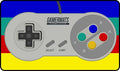 Image for GamerMats Playmat - Controller 2 Rainbow (Premium Black Stitched) - Playmats