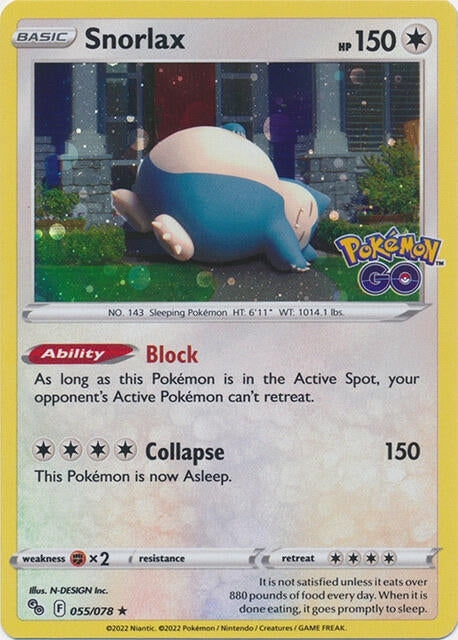 Image for Snorlax - 55/078 (Cosmos Holo) (055/078) (MCAP) - Pokemon
