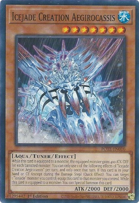Image for Icejade Creation Aegirocassis (POTE-EN010) (POTE) - YuGiOh
