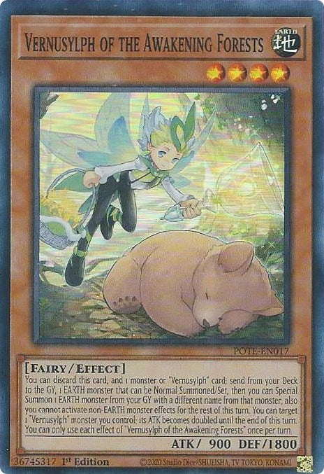 Image for Vernusylph of the Awakening Forests (POTE-EN017) (POTE) - YuGiOh