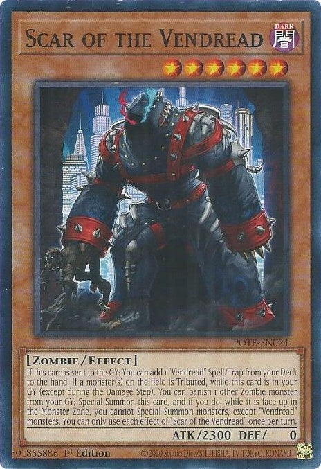Image for Scar of the Vendread (POTE-EN024) (POTE) - YuGiOh