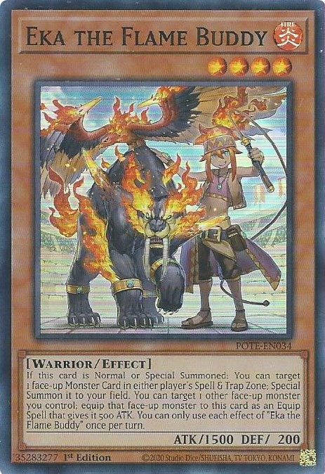 Image for Eka the Flame Buddy (POTE-EN034) (POTE) - YuGiOh