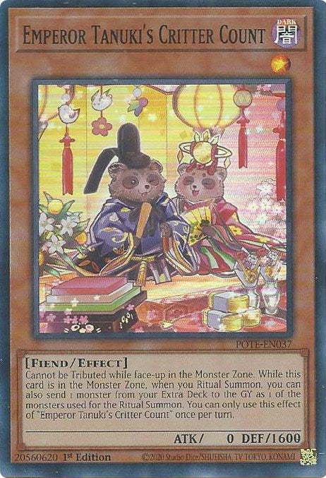 Image for Emperor Tanuki's Critter Count (POTE-EN037) (POTE) - YuGiOh