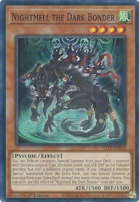 Image for Nightmell the Dark Bonder (POTE-EN038) (POTE) - YuGiOh