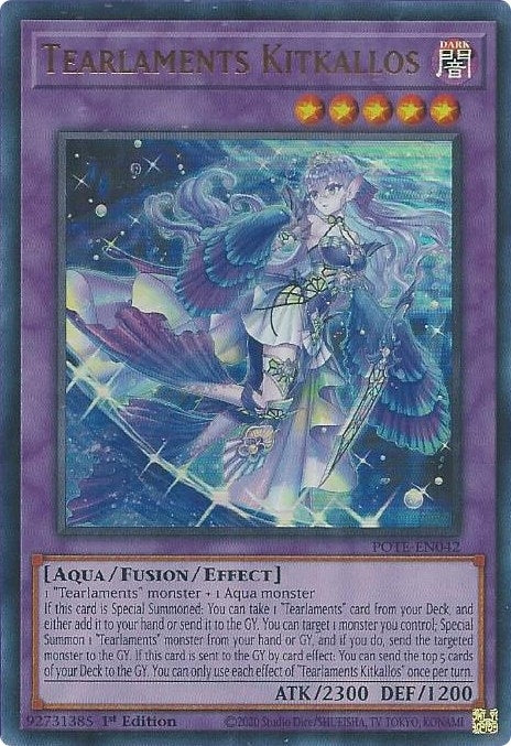 Image for Tearlaments Kitkallos (POTE-EN042) (POTE) - YuGiOh