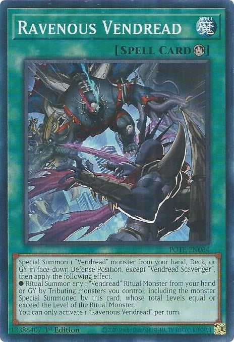Image for Ravenous Vendread (POTE-EN064) (POTE) - YuGiOh