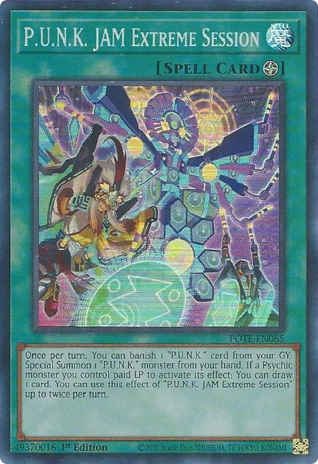 Image for P.U.N.K. JAM Extreme Session (POTE-EN065) (POTE) - YuGiOh