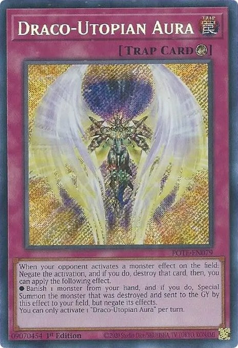 Image for Draco-Utopian Aura (POTE-EN079) (POTE) - YuGiOh