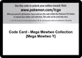 Image for Code Card - Mega Mewtwo Collection [Mega Mewtwo Y] (BKT) - Pokemon