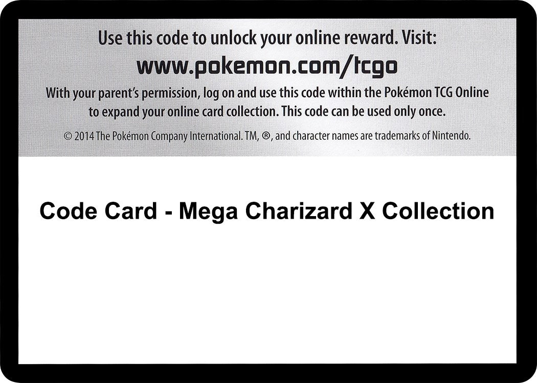 Image for Code Card - Mega Charizard X Collection (FFI) - Pokemon