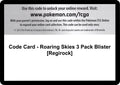 Image for Code Card - Roaring Skies 3 Pack Blister [Regirock] (ROS) - Pokemon
