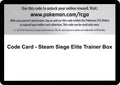 Image for Code Card - Steam Siege Elite Trainer Box (STS) - Pokemon